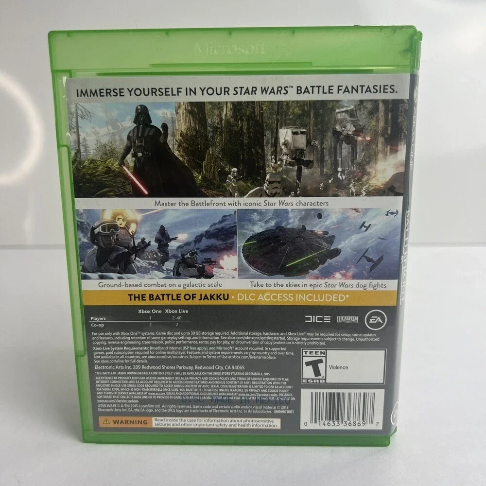 Star Wars Battlefront (Microsoft Xbox One, 2015)